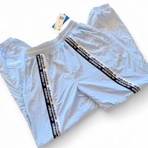 baby blue adidas swish joggers